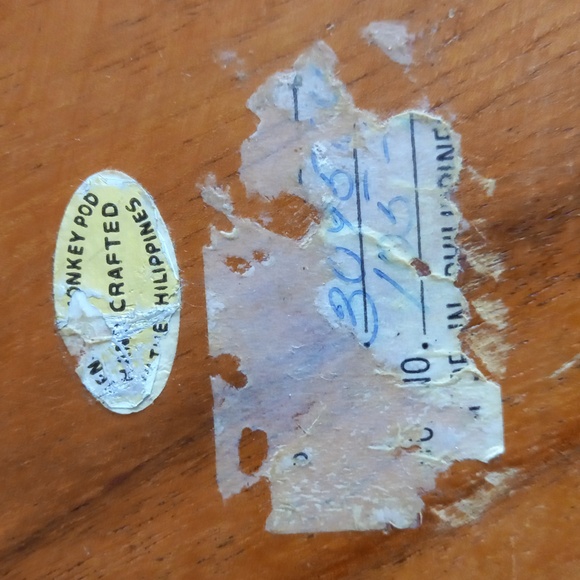 Vintage Monkey Pod Wood Salad bowl - Picture 2 of 10